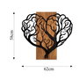 Wallity Brain Tree - Escultura de pared en Nogal y Negro